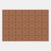 Southwest American Indian Inspired Art Pattern Inpakpapier Vel (Voorkant)