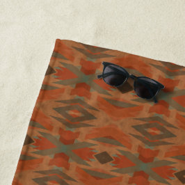 Southwest American Indian Inspired Art Pattern Strandlaken