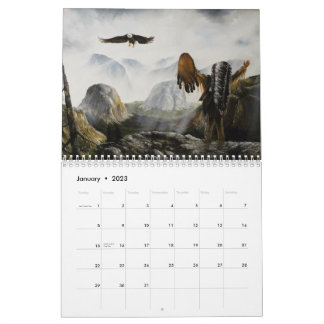 Southwest and Native American Indian Art Calendar Kalender