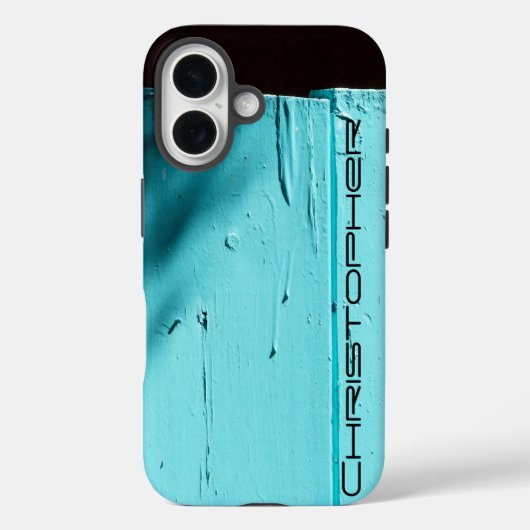 Southwest Art Turquoise deur, gepersonaliseerde na Case-Mate iPhone Case (Achterkant)