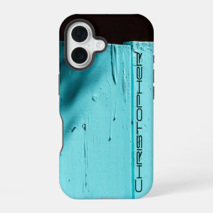 Southwest Art Turquoise Deur, Persoonlijke Naam iPhone 16 Hoesje
