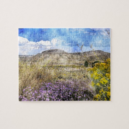 Southwest Autumn Mountain Scene Puzzle Legpuzzel (Horizontaal)
