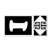 Southwest Aztec Design Stamp Tool - nummer 1 Rubberstempel (Afrduk)