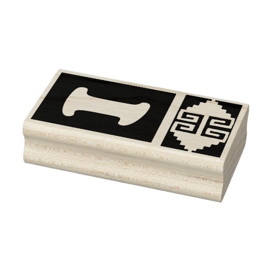 Southwest Aztec Design Stamp Tool - nummer 1 Rubberstempel (Stempel)