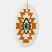 Southwest Aztec - Inative American Tribal Design Keramisch Ornament (Rechts)