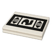 Southwest Aztec Number 5 Large Design Stamp Tool Rubberstempel (Stempel)