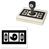 Southwest Aztec Nummer 9 Groot Design Stempel Gere (Gestempeld)