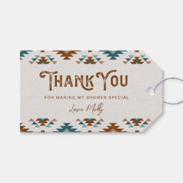 Southwest Baby shower Dank u Labels Cadeaulabel