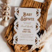 Southwest Baby shower Invitation Kaart