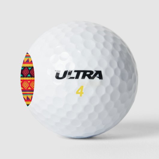 Southwest Blanket Pattern Golf Balls Golfballen (Logo)