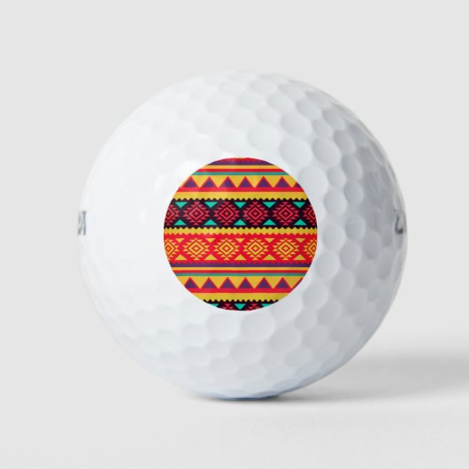 Southwest Blanket Pattern Golf Balls Golfballen (Voorkant)