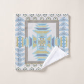 Southwest Blues Indian Blanket Art Design Bad Handdoek (Wasdoekje)