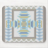 Southwest Blues Indian Blanket Art Design Muismat (Voorkant)