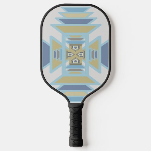 Southwest Blues Indian Blanket Art Design Pickleball Paddle (Voorkant)