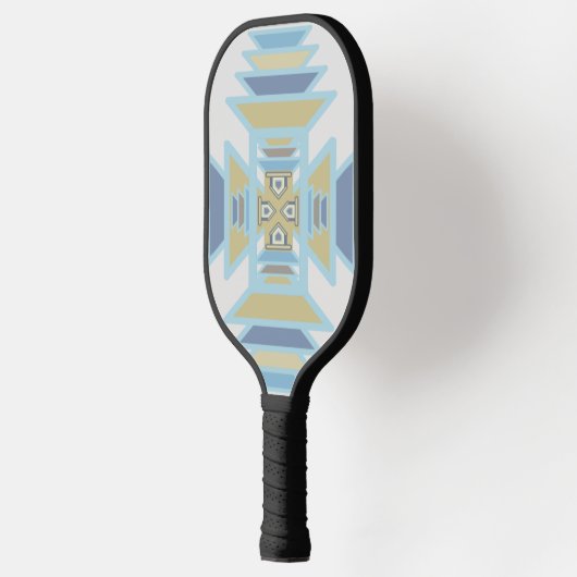 Southwest Blues Indian Blanket Art Design Pickleball Paddle (Links)