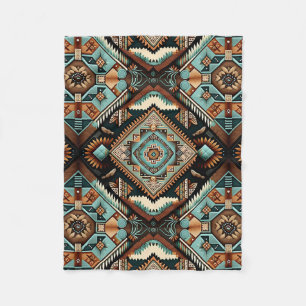 Southwest Boho Pattern Fleece Deken