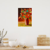 Southwest-Bouquet Poster (Keuken)