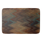 Southwest Brown Chevron Badmat (Voorkant)