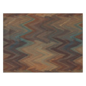 Southwest Brown Chevron Tafelkleed (Voorkant (Horizontaal))