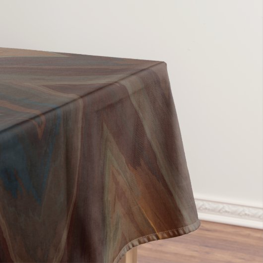 Southwest Brown Chevron Tafelkleed (Voorbeeld)