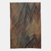 Southwest Brown Chevron Theedoek (Verticaal)