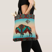 Southwest Buffalo Canvas tas (Dichtbij)