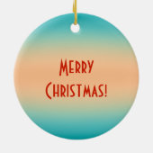 Southwest Buffalo Ceramic Ornament (Achterkant)