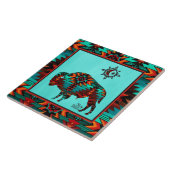 Southwest Buffalo CERAMIC-TEGEL Tegeltje (Zijkant)