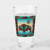 Southwest Buffalo en Sun Glass Cup Glas (Achterkant)