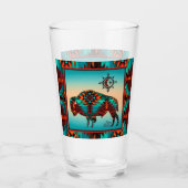 Southwest Buffalo en Sun Glass Cup Glas (Voorkant)