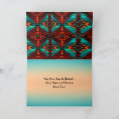 Southwest Buffalo Folded Wenskaart Kaart (Binnen)