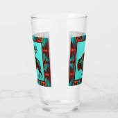 Southwest Buffalo Glass Cup Glas (Links)