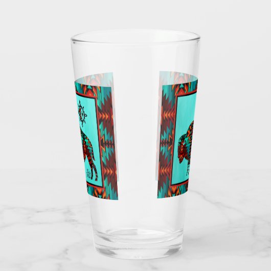 Southwest Buffalo Glass Cup Glas (Rechts)