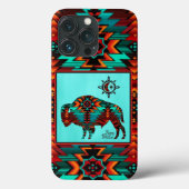 Southwest Buffalo Hoesje-Mate iPhone Case (Achterkant)