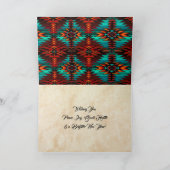 Southwest Buffalo Holiday Card Feestdagen Kaart (Binnen)