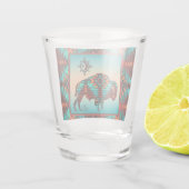 Southwest Buffalo Shot Glass Glas (Achterkant)
