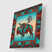 Southwest Buffalo Square Wall klok (Hoek)