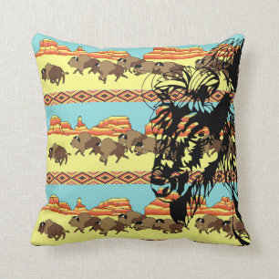 Southwest Buffalo Stripe Pillow Kussen