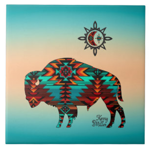 Southwest Buffalo Tegeltje