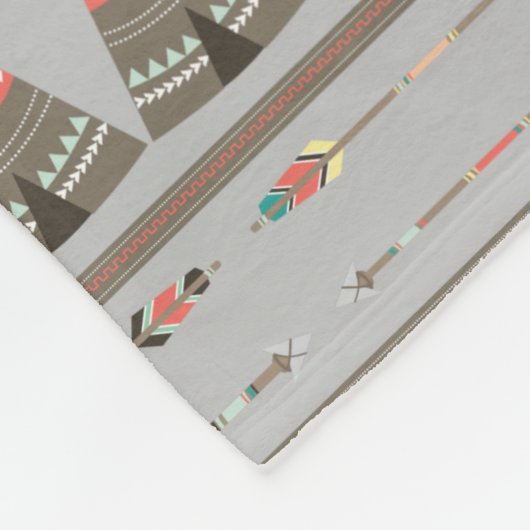 Southwest Cabin Fleece Deken (Hoek)