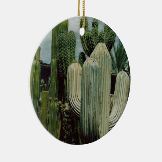 Southwest Cactus Keramisch Ornament (Rechts)