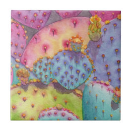 Southwest Cactus Kitchen Wall Tile Tegeltje