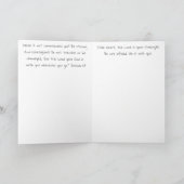 Southwest Cactus Mule door Sherry Jarvis Folded Ka Bedankkaart (Binnen)