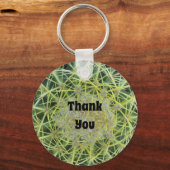 Southwest Cactus Photo Desert Plant Hartelijk dank Sleutelhanger (Voorkant)