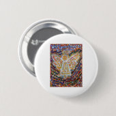 Southwest Cancer Angel Ronde Button 5,7 Cm (Voorkant /achterkant)
