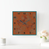 Southwest Canyons Deer Petroglyphs Regelmatige sti Vierkante Klok (Huis)