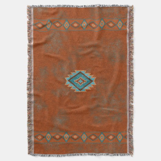 Southwest Canyons Diamond Deken (Voorkant Verticaal)