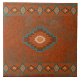 Southwest Canyons Diamond geometrische grens Tegeltje