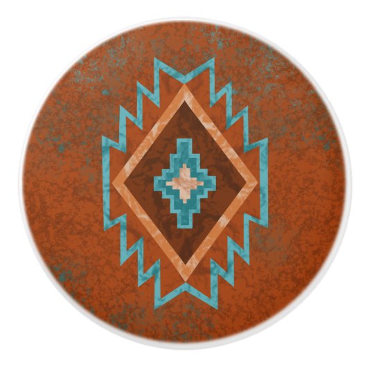 Southwest Canyons Diamond Keramische Knop (Voorkant)