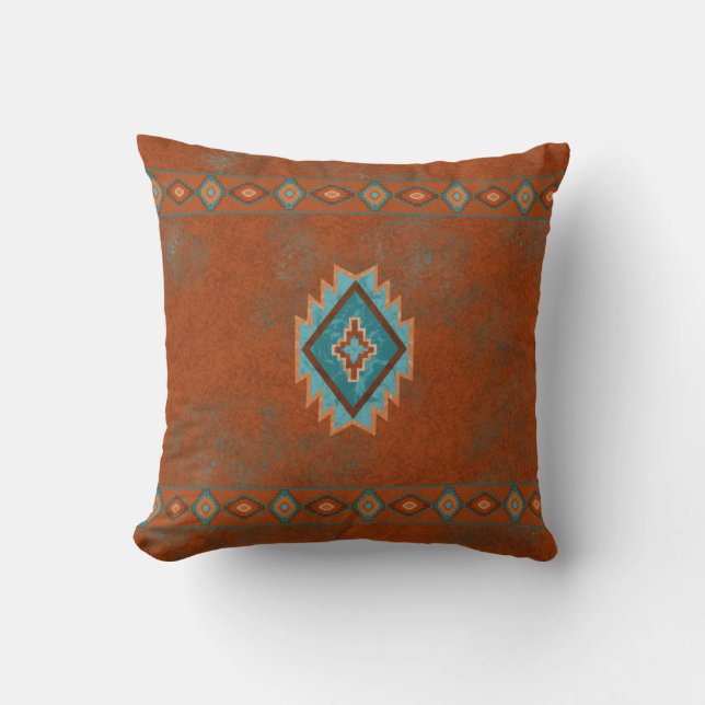 Southwest Canyons Diamond Kussen (Voorkant)